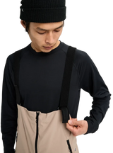 BURTON Futuretrust 2L Bib Snow Pants Summit Taupe 2026 Men's Snow Bib Pants Burton 