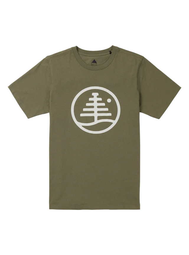 BURTON Family Tree T-Shirt Forest Moss Men's Short Sleeve T-Shirts Burton 