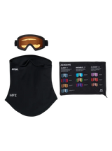 ANON Tracker 2.0 Black - Amber + Face MFI Face Mask Youth Snow Goggle Snow Goggles Anon 