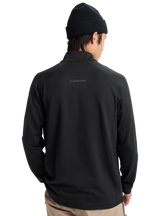 BURTON [ak] Helium Grid Half-Zip Fleece True Black Men's Base Layers Burton 