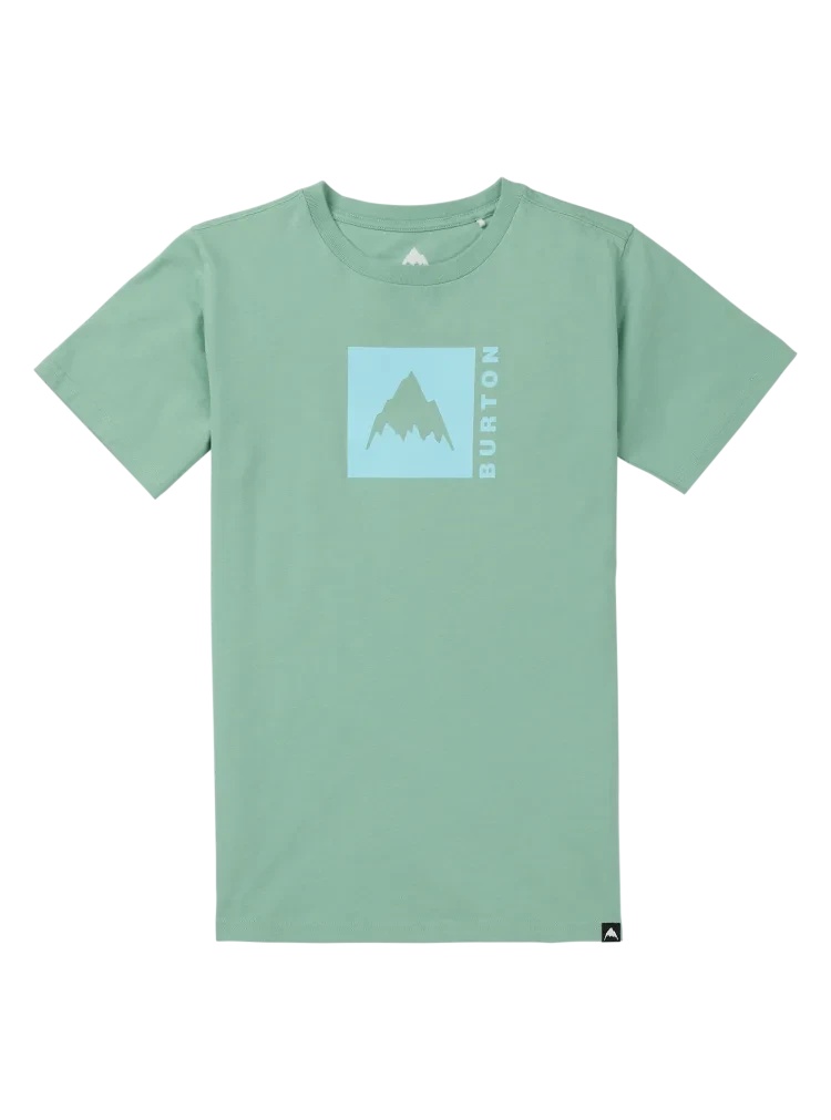 BURTON Kids Classic Mountain High T-Shirt Soft Sage Boy's T-Shirts Burton 