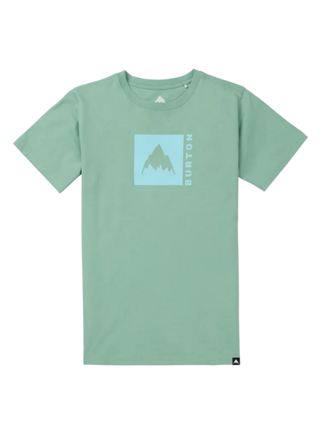 BURTON Kids Classic Mountain High T-Shirt Soft Sage Boy's T-Shirts Burton 