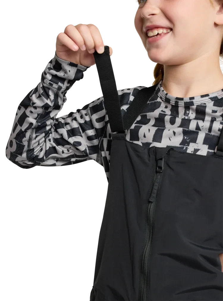 BURTON Kid's Skylar 2L Bib Snow Pants True Black 2026 Youth Snow Pants Burton 