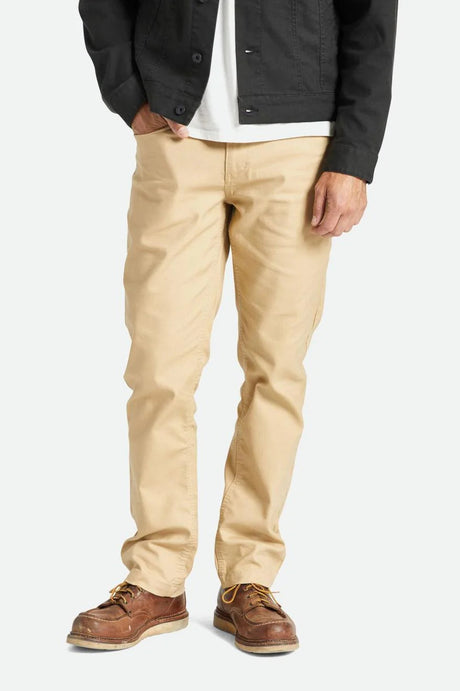 BRIXTON Builders 5-Pocket Pant Sand Men's Pants Brixton 
