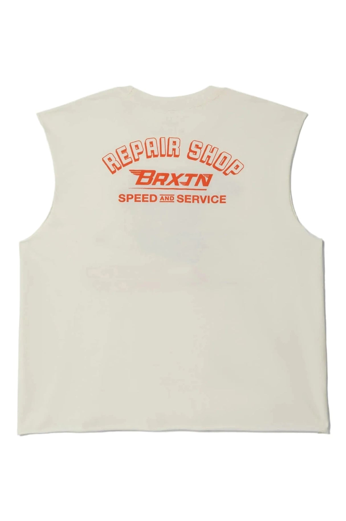 BRIXTON Free Muscle Tank Off White Men's Tank Tops Brixton 