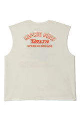 BRIXTON Free Muscle Tank Off White Men's Tank Tops Brixton 
