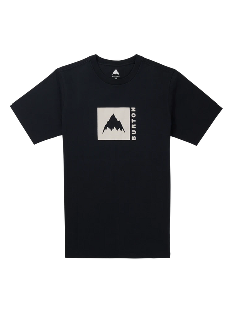 BURTON Classic Mountain Short Sleeve T-Shirt True Black Men's Short Sleeve T-Shirts Burton 