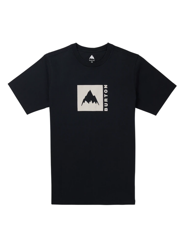 BURTON Classic Mountain Short Sleeve T-Shirt True Black Men's Short Sleeve T-Shirts Burton 