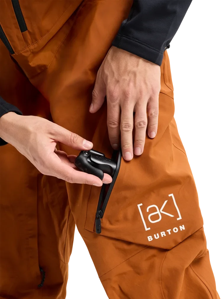 BURTON [ak] Cyclic GORE-TEX 2L Bib Snow Pants Chestnut Brown 2026 Men's Snow Bib Pants Burton 