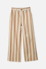 BRIXTON Women's Victory Wide Leg Pants Sand Women's Pants Brixton 