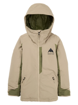 BURTON Kid's Hillslope Snow Jacket Summit Taupe/Forest Moss 2026 Youth Snow Jackets Burton 