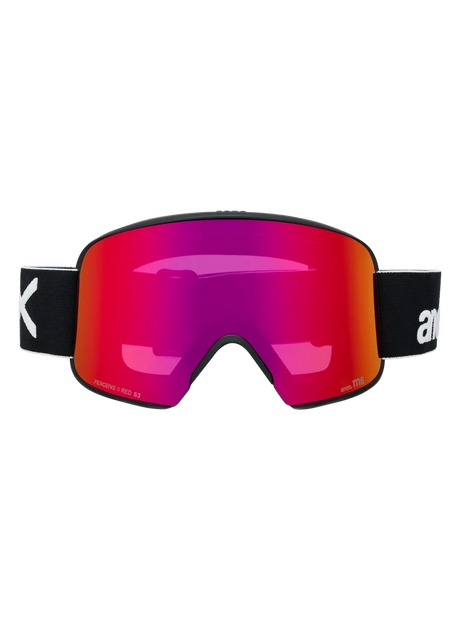ANON M6 Black - Perceive Sunny Red + Perceive Cloudy Burst + Facemask Snow Goggle Snow Goggles Anon 