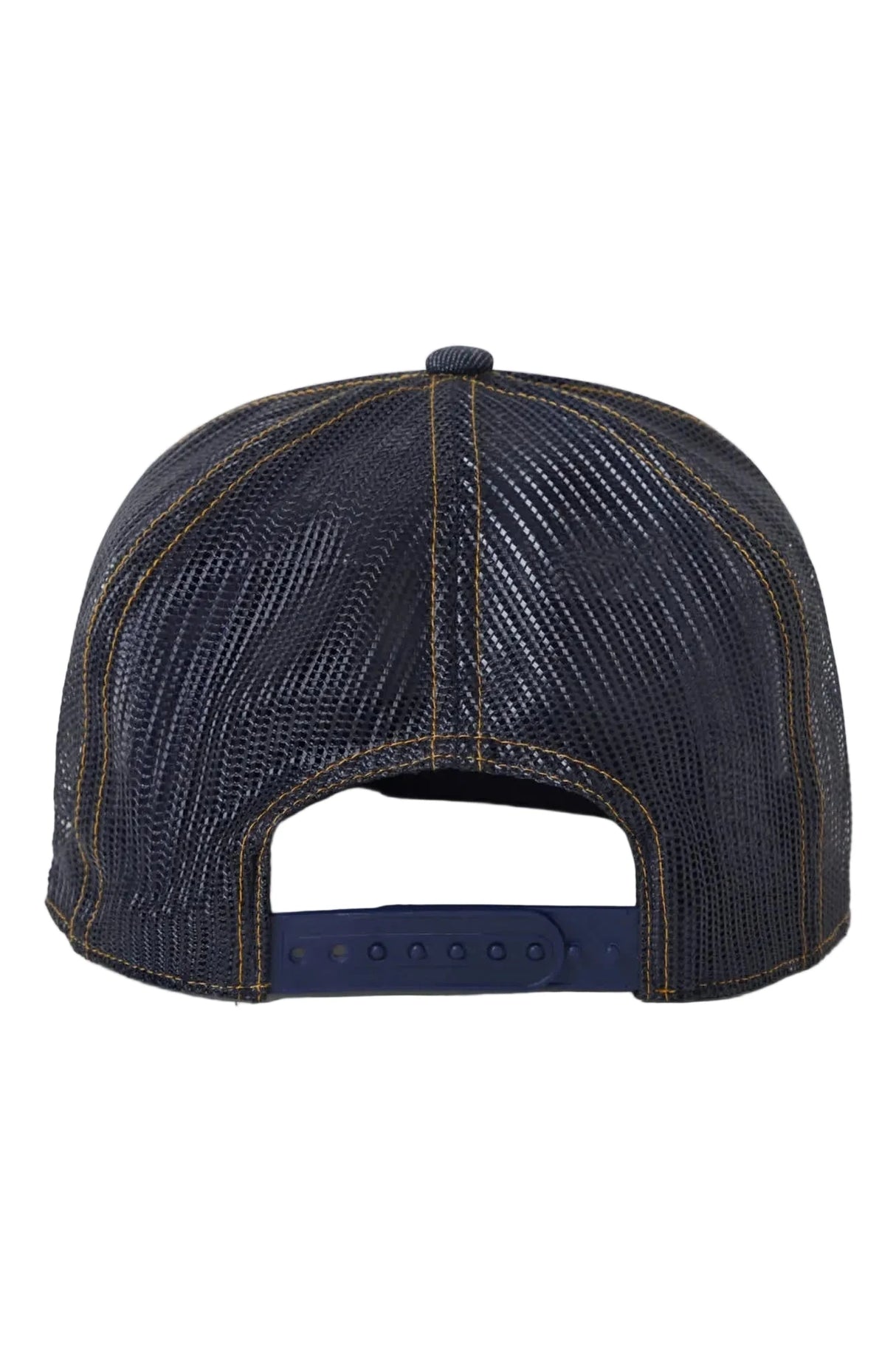 BRIXTON Chains Netplus Trucker Hat Dark Denim/Navy Men's Hats Brixton 