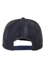 BRIXTON Chains Netplus Trucker Hat Dark Denim/Navy Men's Hats Brixton 