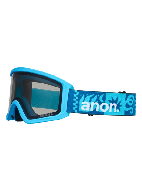 ANON Tracker 2.0 Island Blues - Smoke + Face MFI Face Mask Youth Snow Goggle Snow Goggles Anon 