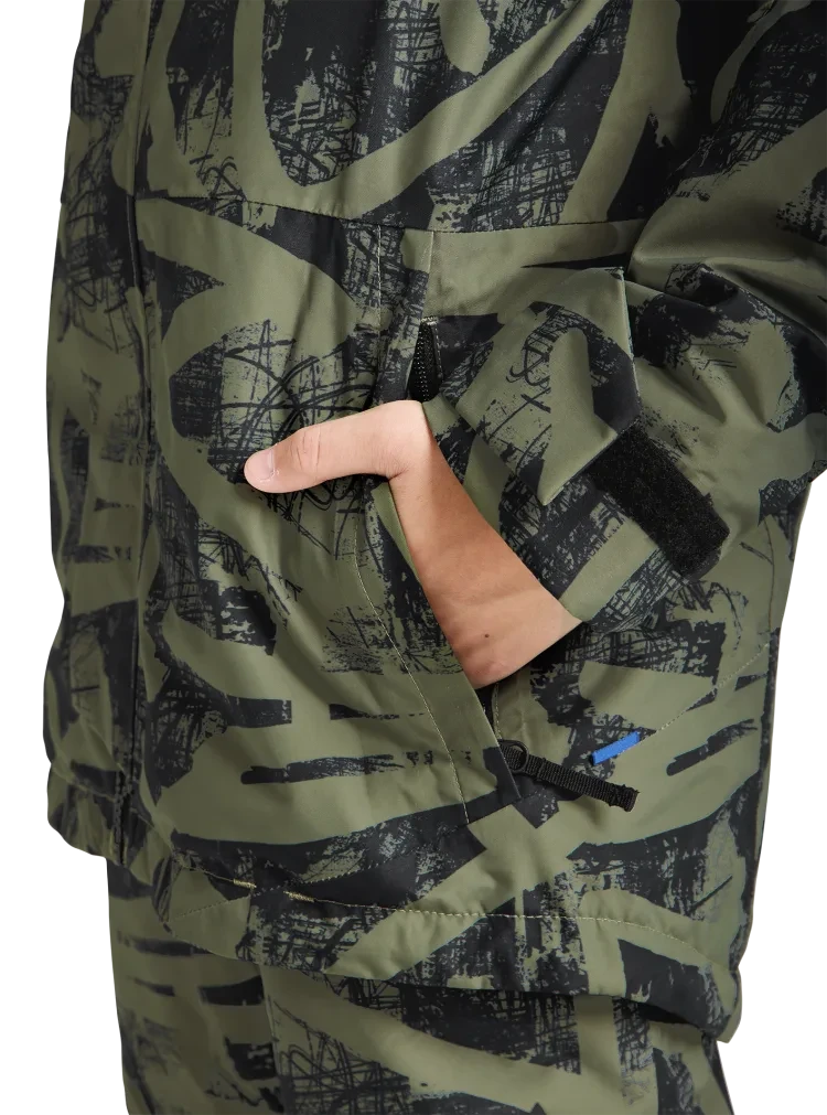 BURTON Kid's Skimmer Snow Jacket Forest City Streets 2026 Youth Snow Jackets Burton 