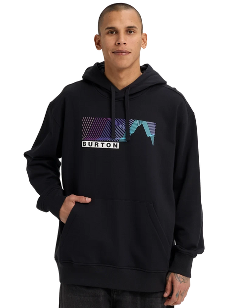 BURTON Elmore Pullover Hoodie True Black Men's Pullover Hoodies Burton 