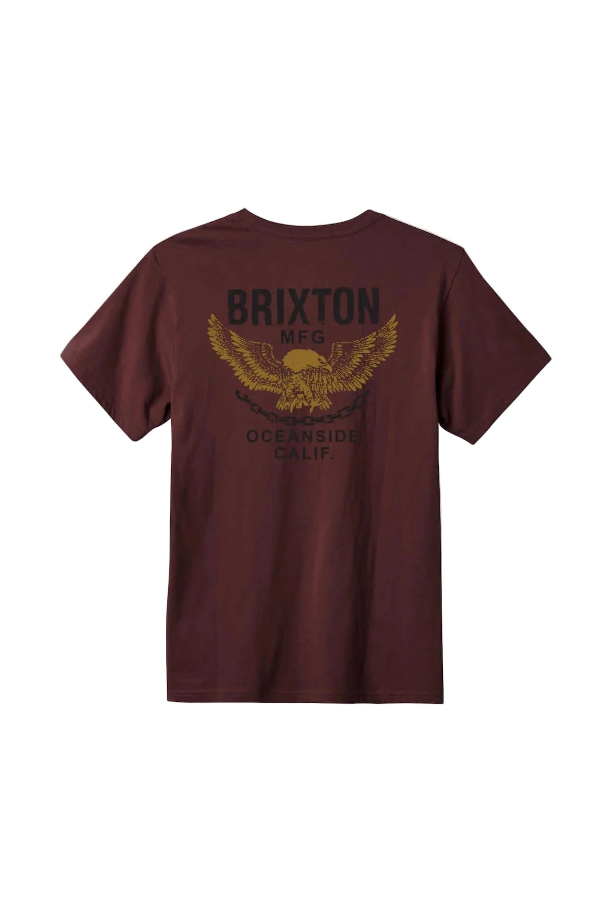 BRIXTON Waller T-Shirt Port Worn Wash Men's Short Sleeve T-Shirts Brixton 