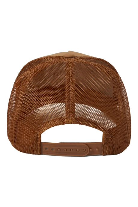 BRIXTON Wheaton Netplus Trucker Hat Copper/Copper Men's Hats Brixton 