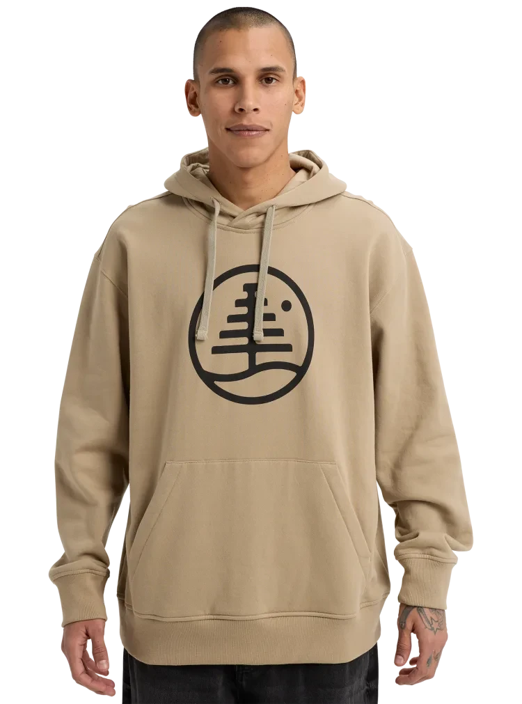 BURTON Family Tree Pullover Hoodie Summit Taupe Men's Pullover Hoodies Burton 