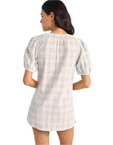 RHYTHM Women's Desi Plaid Mini Dress Blue Women's Dresses Rhythm 