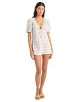 RHYTHM Women's Desi Plaid Mini Dress Blue Women's Dresses Rhythm 