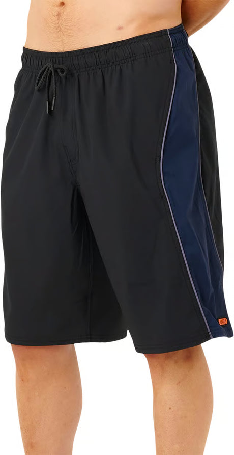 RIP CURL Panel Beater Volley Boardshorts Black Men's Boardshorts Rip Curl 
