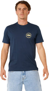RIP CURL Staple T-Shirt Dark Navy Men's Short Sleeve T-Shirts Rip Curl 