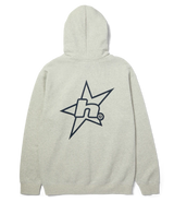 HUF H Star Logo Pullover Hoodie Ash Men's Pullover Hoodies Huf 