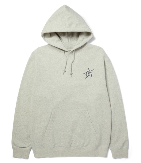 HUF H Star Logo Pullover Hoodie Ash Men's Pullover Hoodies Huf 