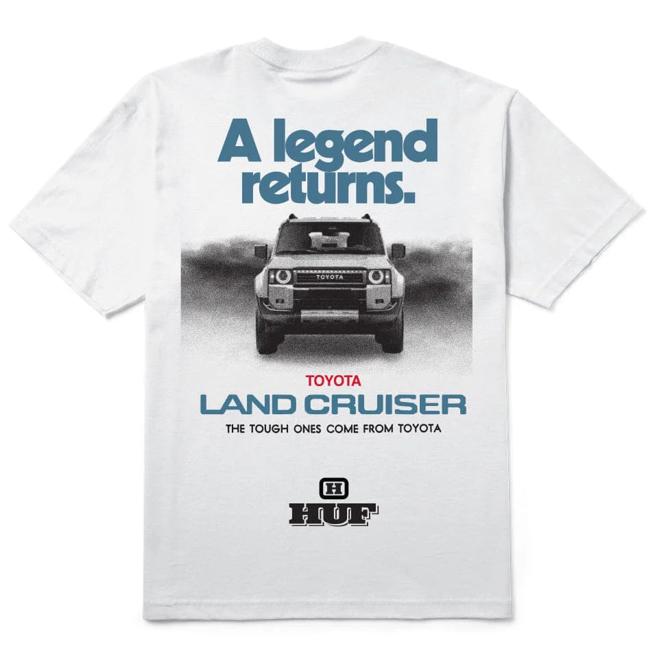 HUF X Toyota Legend Returns T-Shirt White Men's Short Sleeve T-Shirts Huf 