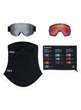 ANON Sync Smoke - Perceive Sunny Onyx + Perceive Variable Violet + MFI Face Mask Snow Goggle Snow Goggles Anon 