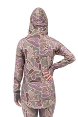 EIVY Women's Icecold Hood Base Layer Top Forest Landscape Women's Base Layers Eivy 