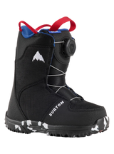 BURTON Kids Grom BOA Snowboard Boots Black 2026 Youth Snowboard Boots Burton 