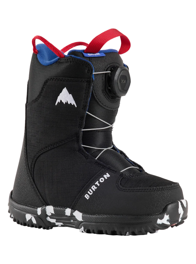 BURTON Kids Grom BOA Snowboard Boots Black 2026 Youth Snowboard Boots Burton 