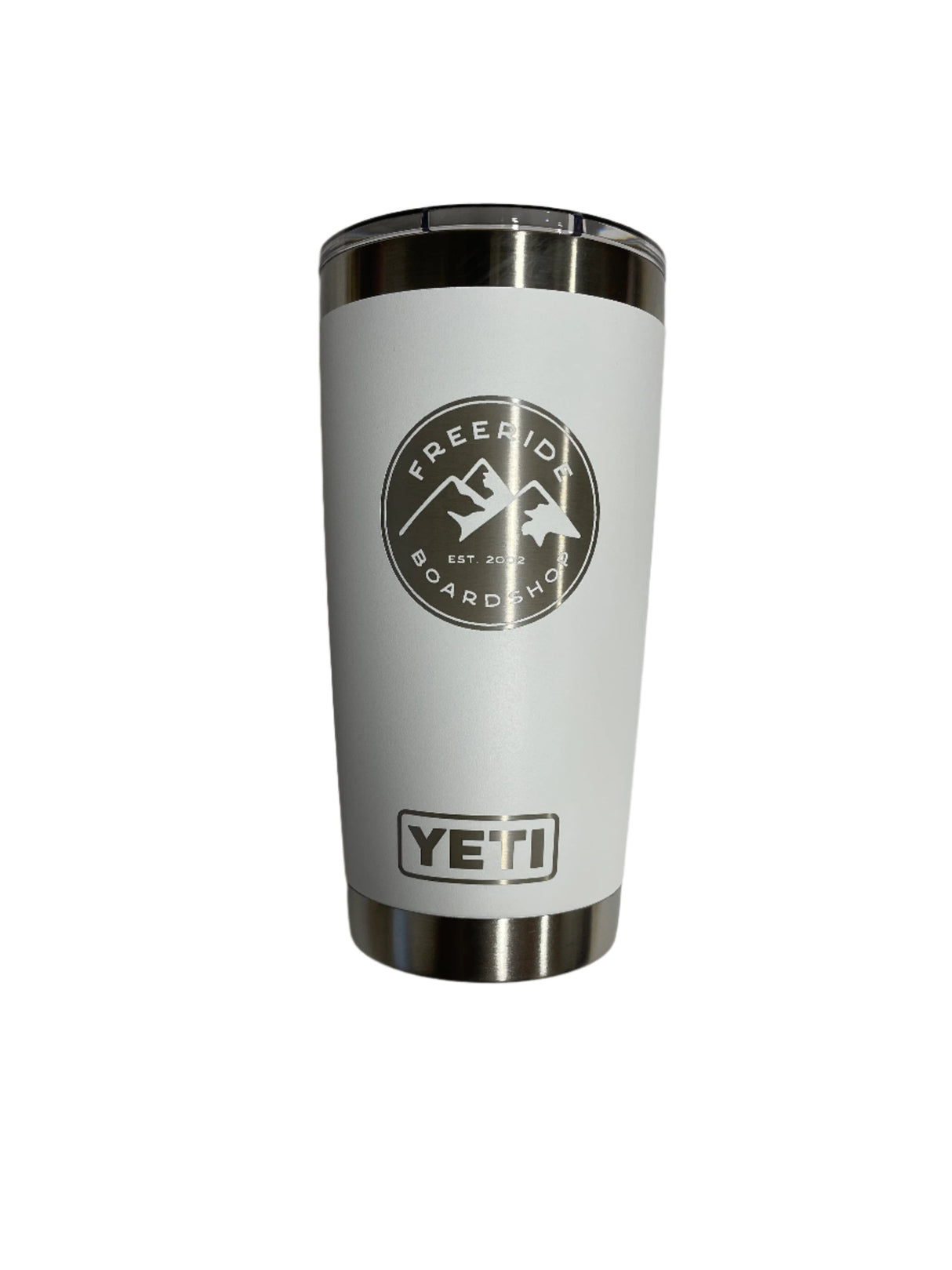 YETI Rambler 591 ML Tumbler With Magslider Lid Freeride White Drinkware Yeti 