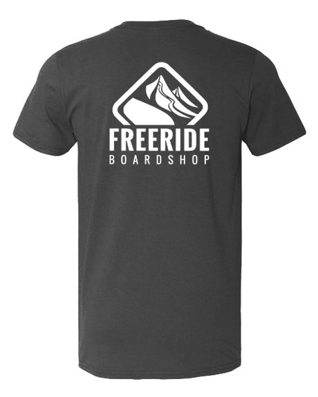 FREERIDE Two Peaks T-Shirt Charcoal Men's Short Sleeve T-Shirts Freeride 