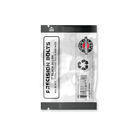 INDEPENDENT Allen 1in Black Skateboard Hardware Skateboard Hardware Independent 