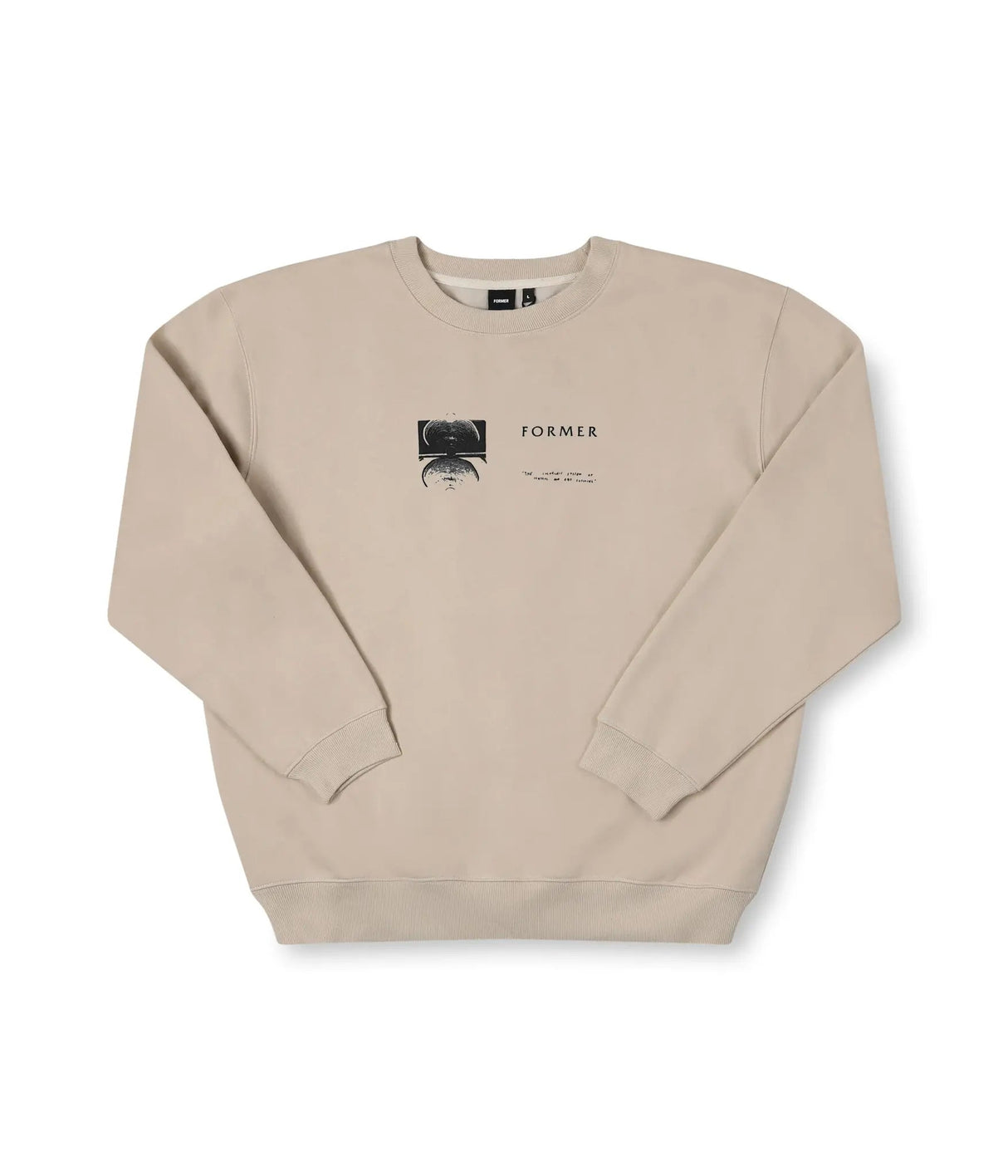 FORMER Array Crew Sweater Bone Men's Crewnecks Former 
