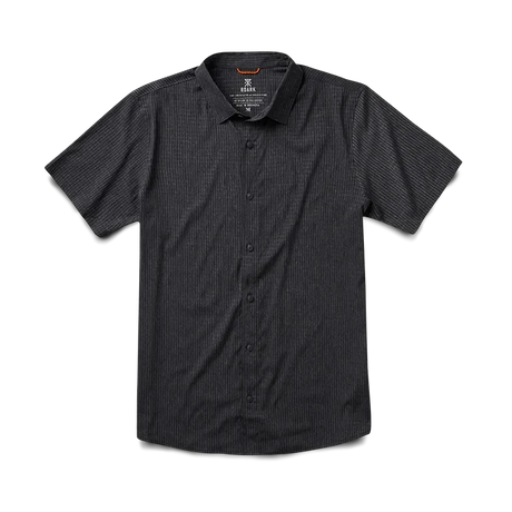 ROARK Bless Up Breathable Short Sleeve Button Up Black 2 Men's Short Sleeve Button Up Shirts Roark Revival 