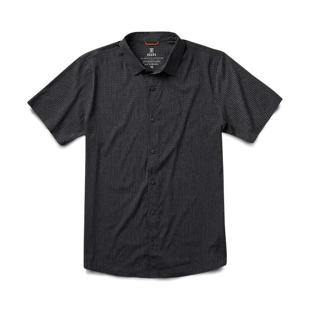 ROARK Bless Up Breathable Short Sleeve Button Up Black 2 Men's Short Sleeve Button Up Shirts Roark Revival 