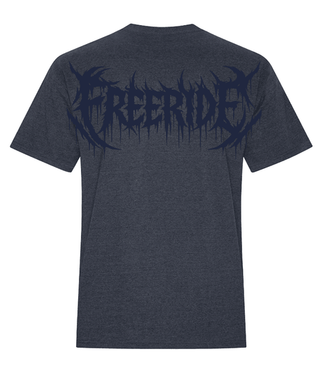 FREERIDE Affliction T-Shirt Blue Men's Short Sleeve T-Shirts Freeride 