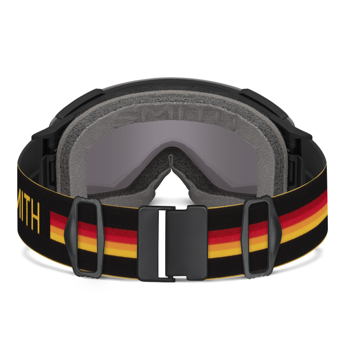 SMITH I/O MAG Speed Racer - ChromaPop Sun Black Gold Mirror + ChromaPop Storm Blue Sensor Mirror Snow Goggle Snow Goggles Smith 