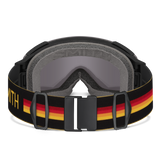 SMITH I/O MAG Speed Racer - ChromaPop Sun Black Gold Mirror + ChromaPop Storm Blue Sensor Mirror Snow Goggle Snow Goggles Smith 