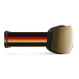 SMITH I/O MAG Speed Racer - ChromaPop Sun Black Gold Mirror + ChromaPop Storm Blue Sensor Mirror Snow Goggle Snow Goggles Smith 