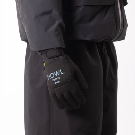 HOWL Jeepster Glove Black Men's Snow Gloves Howl 