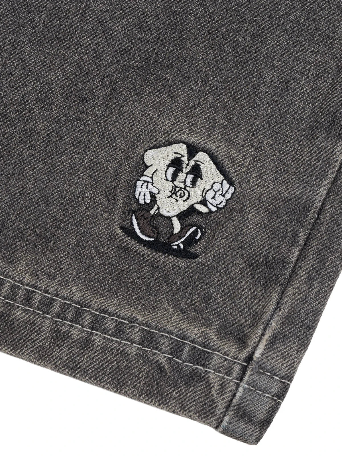 LOVIAH Jhorts Denim Shorts Grey Stonewash Men's Walkshorts Loviah 