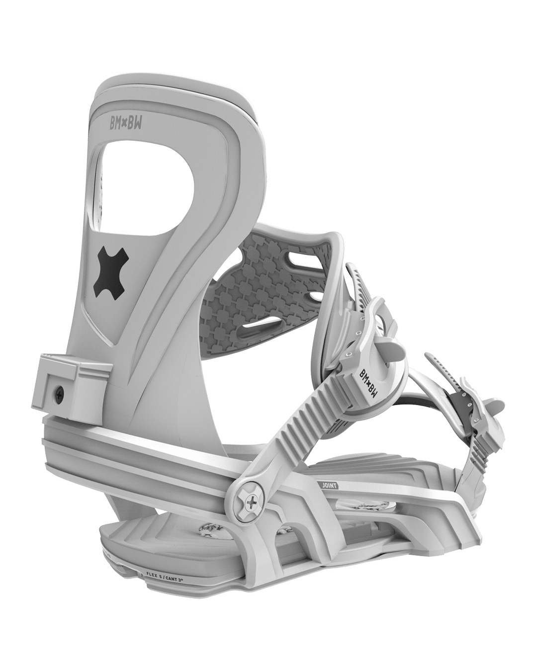 BENT METAL Joint Snowboard Bindings White 2027 Men's Snowboard Bindings Bent Metal 