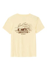 BRIXTON Women's Good Times Fitted Crew T-Shirt Panna Cotta Women's T-Shirts Brixton 