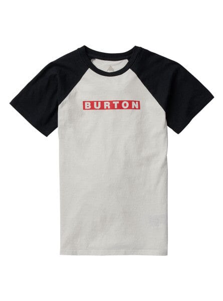 BURTON Kids Vault T-Shirt Stout White/True Black Boy's T-Shirts Burton 